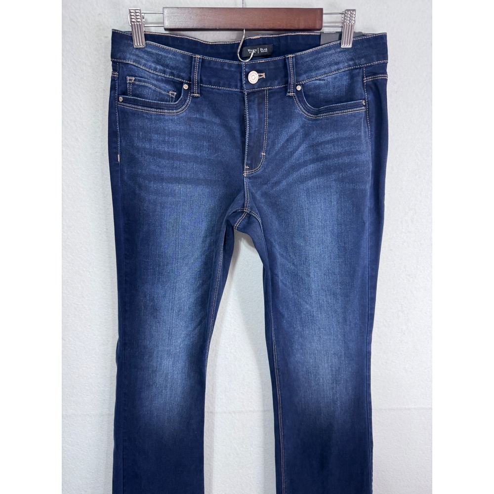White House Black Market 8S Blue Jeans Women's Contour Bootcut Saint Honore New - Picture 5 of 7